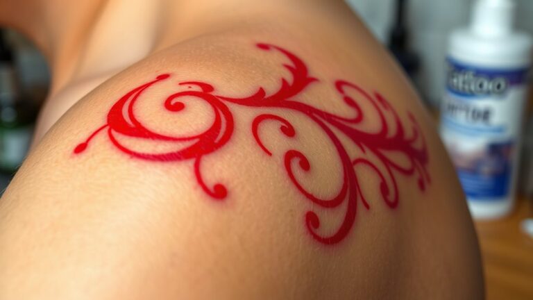 red ink tattoo longevity