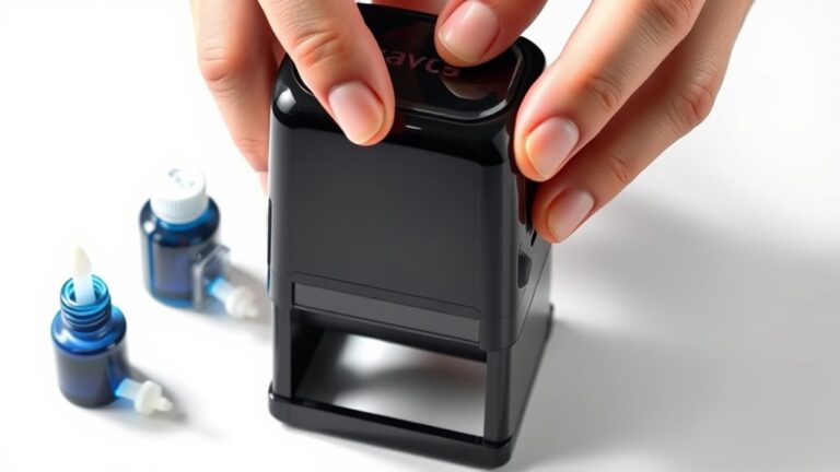 refill self inking stamp easily