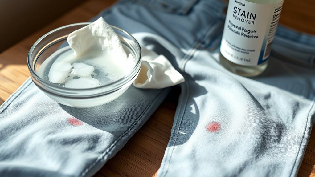 remove gel ink stains