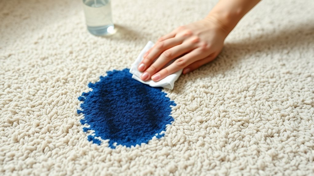 remove ink from carpet