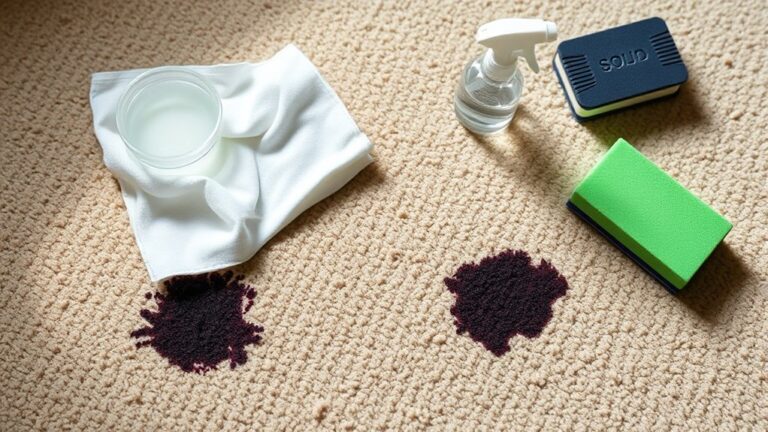 remove ink from carpet