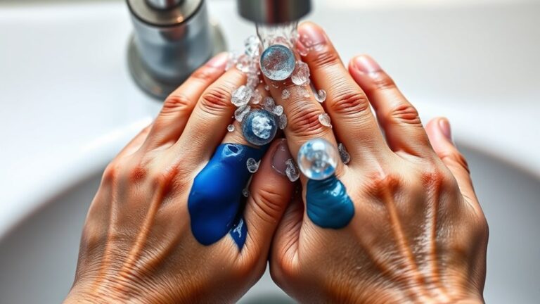 remove ink from hands
