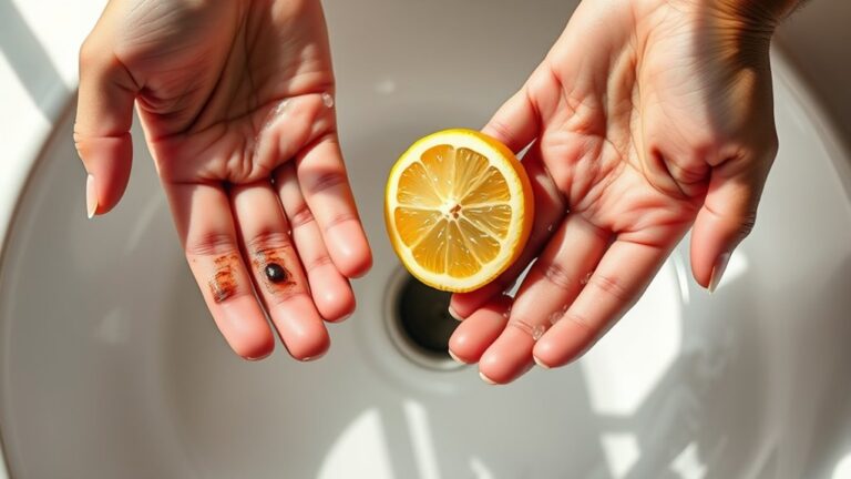 remove ink from hands