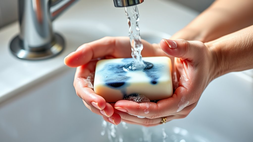 remove ink from hands