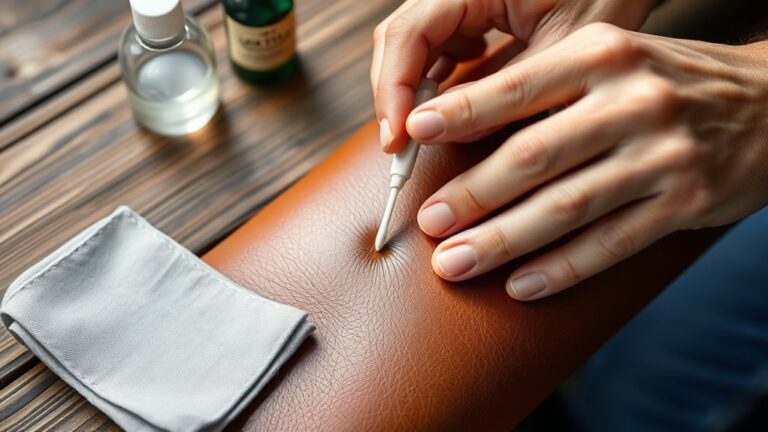 remove ink from leather