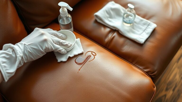 remove ink from leather