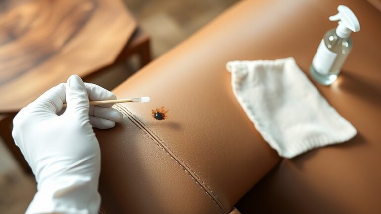 remove ink from leather