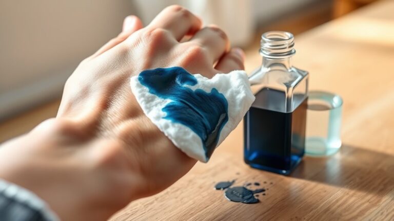 remove ink from skin