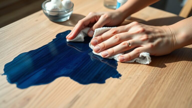 remove ink from wood