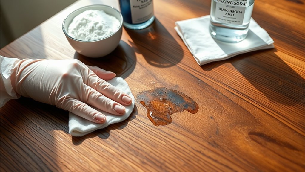 remove ink from wood