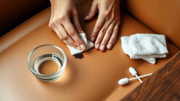 remove pen ink from leather