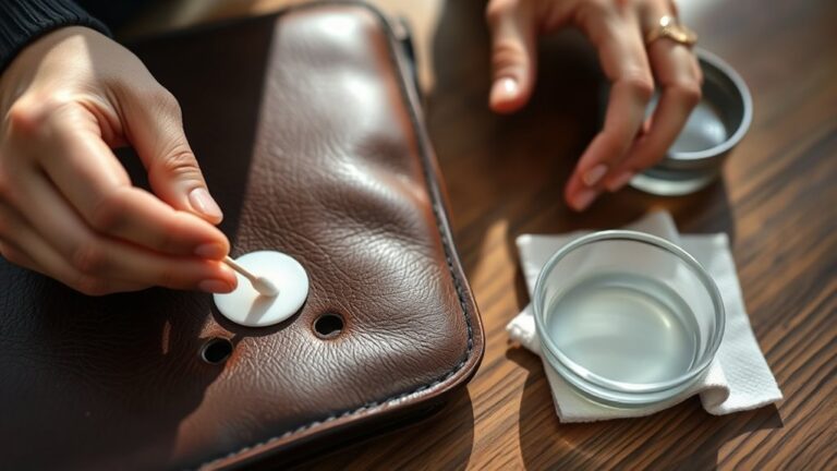 remove pen ink leather