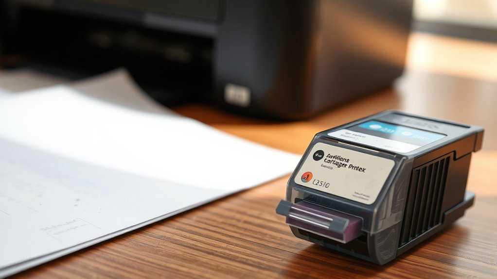 replace low ink cartridge