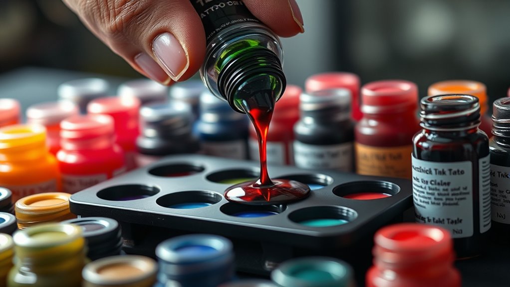 selecting safe vibrant pigments