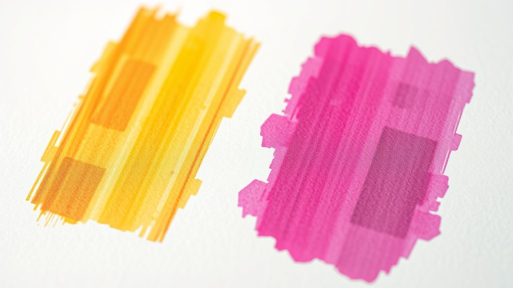 signs of deteriorating ink
