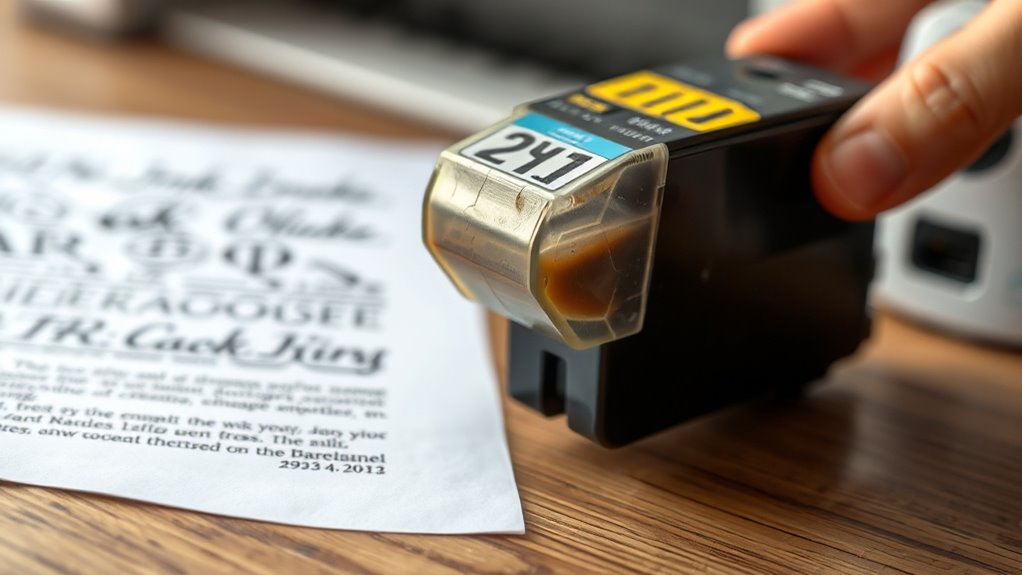 signs of expired ink