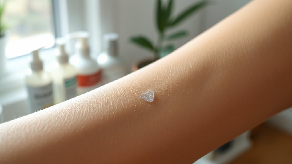 skin type affects white ink