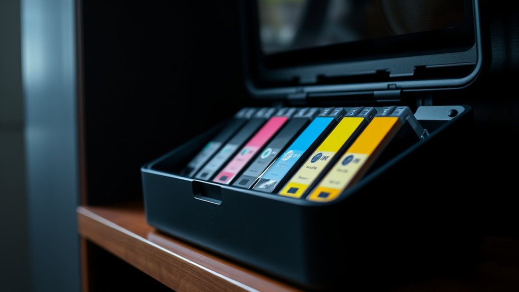 store cartridges in cool dark place
