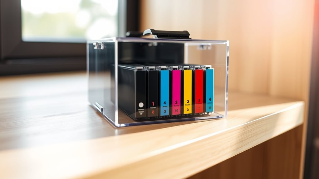 store cartridges in cool dry place