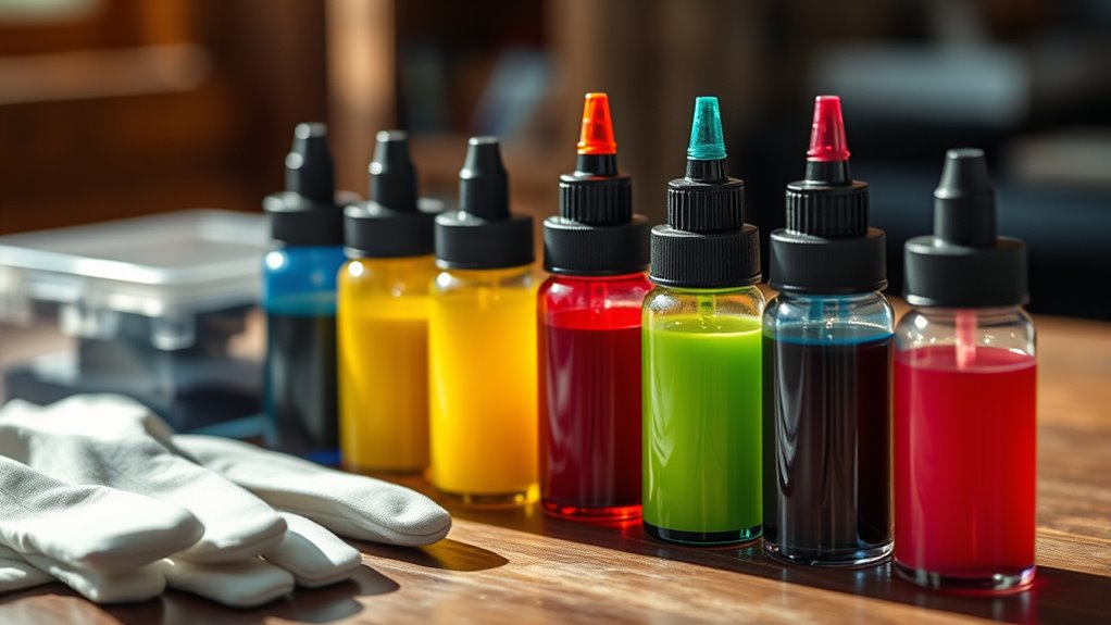 tattoo ink storage guidelines
