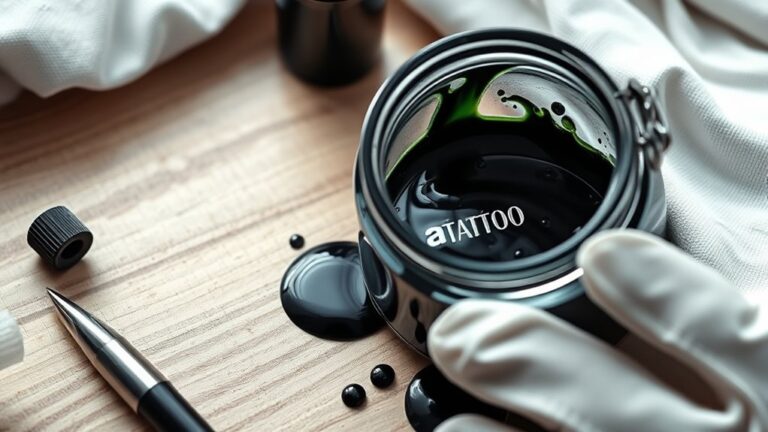 tattoo ink storage guidelines