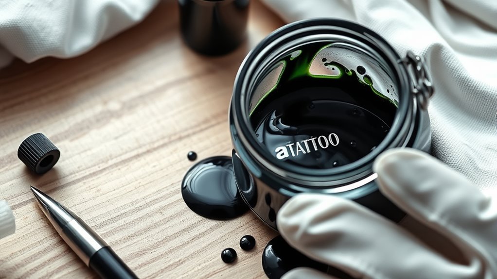 tattoo ink storage guidelines