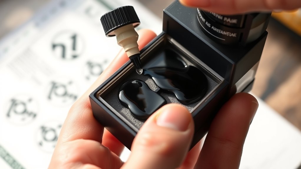 test ink coverage carefully