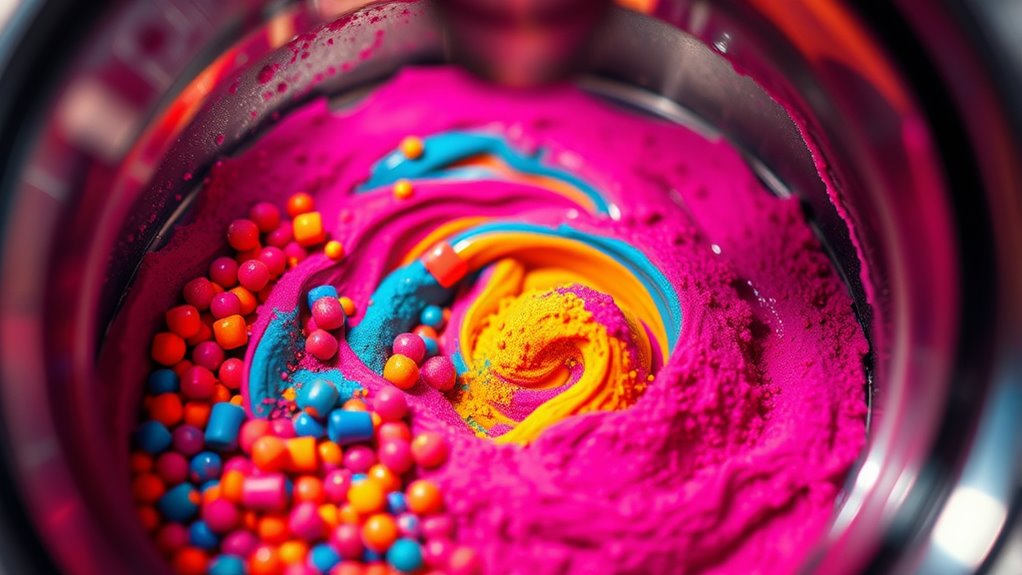 thorough pigment grinding and dispersion