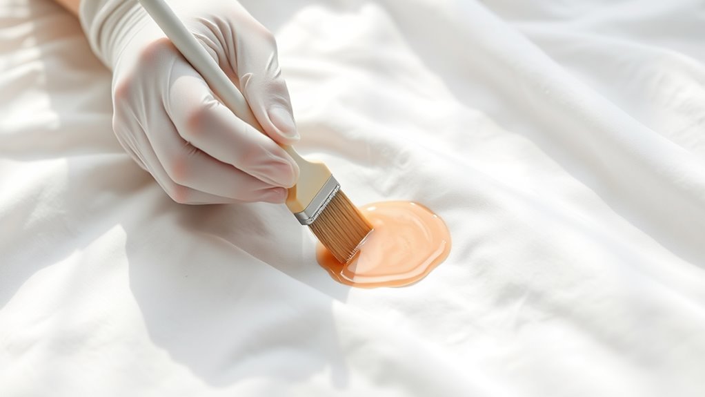 treat ink stain immediately