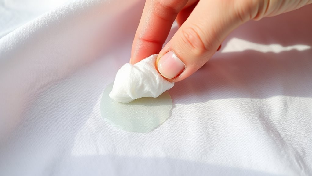 use alcohol based sanitizer gently