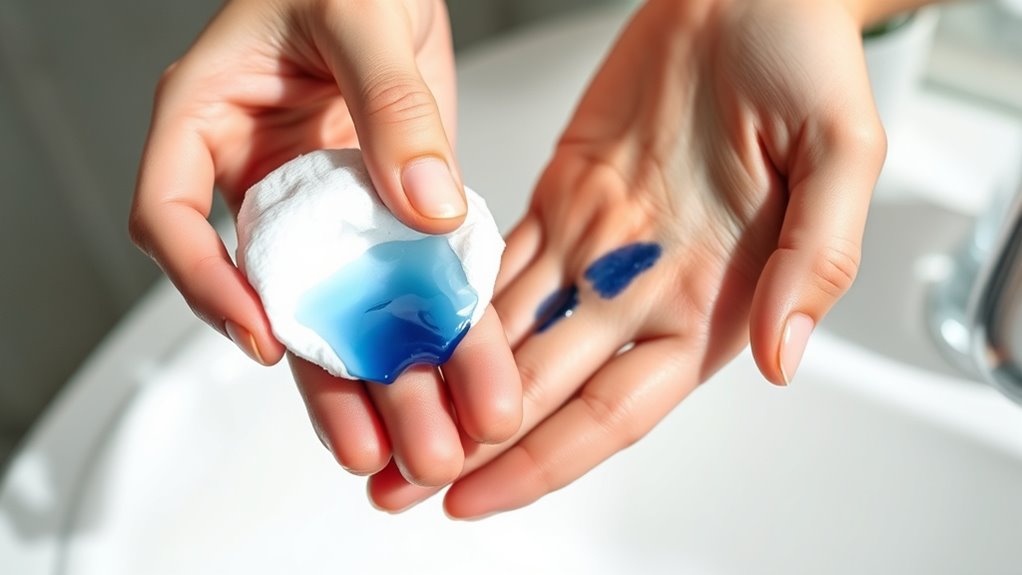 use alcohol to remove ink