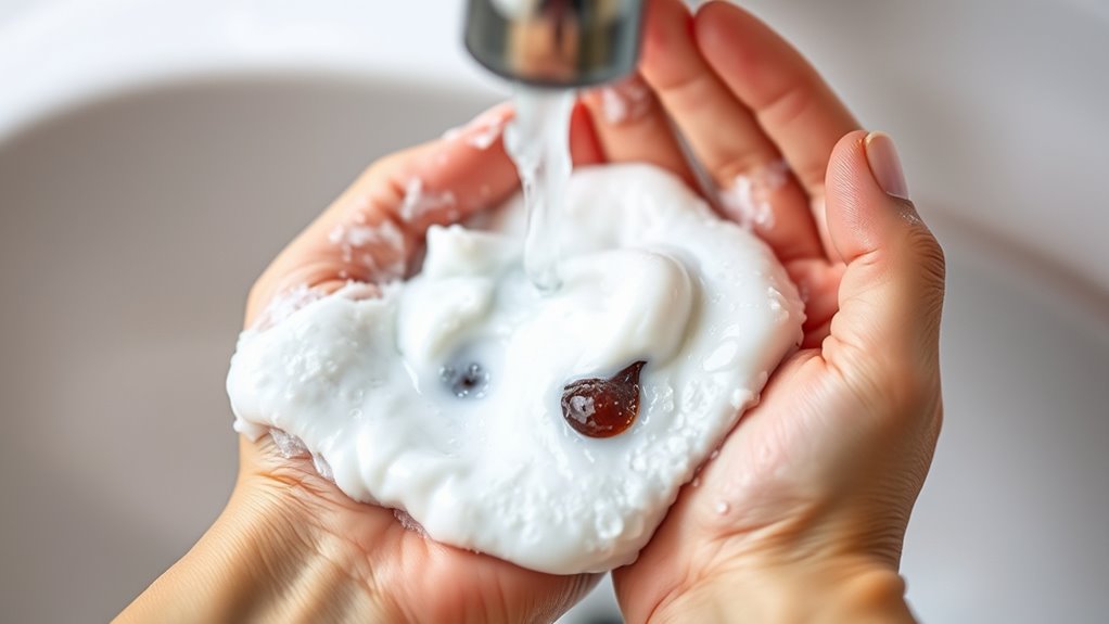 wash ink with soap