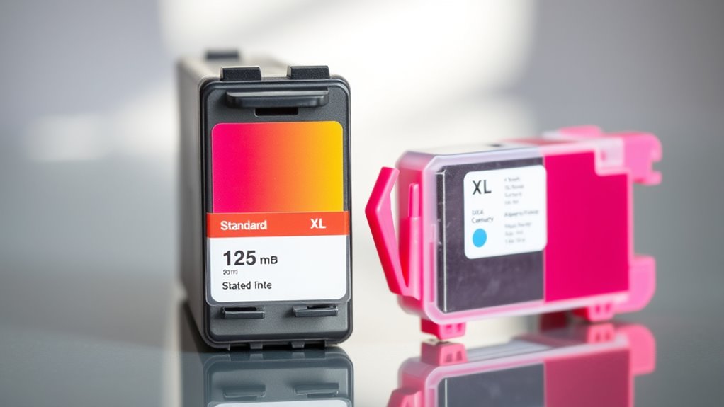 xl cartridges hold more ink